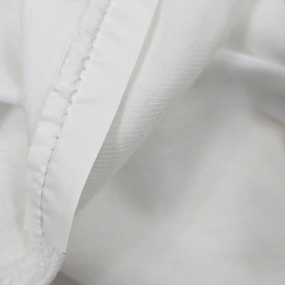 American Eagle Men's White & Navy Super Soft Short Sleeve Polo Shirt Size L - Picture 10 of 12